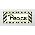 thumbnail image 1 of Gibbons, Lauren 18x10 White Modern Wood Framed Museum Art Print Titled - Tween Peace Green, 1 of 4