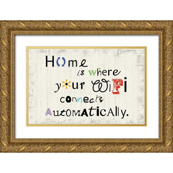 Gibbons, Lauren 18x13 Gold Ornate Wood Framed with Double Matting Museum Art Print Titled - Home Wifi