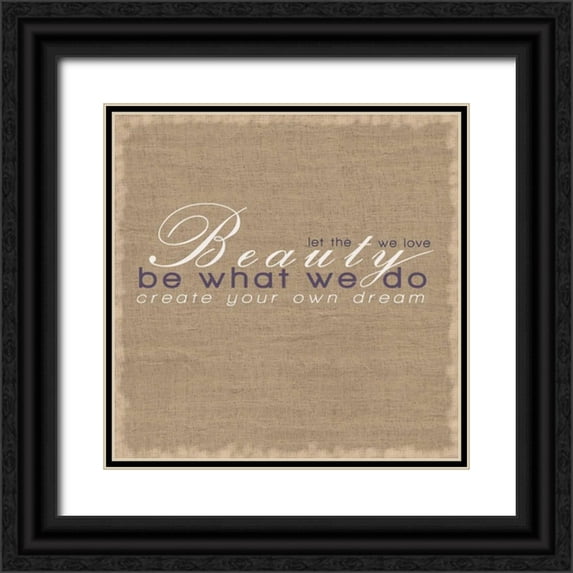 Gibbons, Lauren 20x20 Black Ornate Wood Framed with Double Matting Museum Art Print Titled - Dream Square