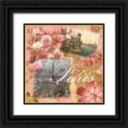 thumbnail image 1 of Gibbons, Lauren 20x20 Black Ornate Wood Framed with Double Matting Museum Art Print Titled - Paris Amour Coral, 1 of 4