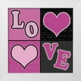 thumbnail image 1 of Gibbons, Lauren 20x20 White Modern Wood Framed Museum Art Print Titled - Love Combined, 1 of 4