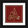thumbnail image 1 of Gibbons, Lauren 26x26 Black Ornate Wood Framed with Double Matting Museum Art Print Titled - O Christmas, 1 of 4
