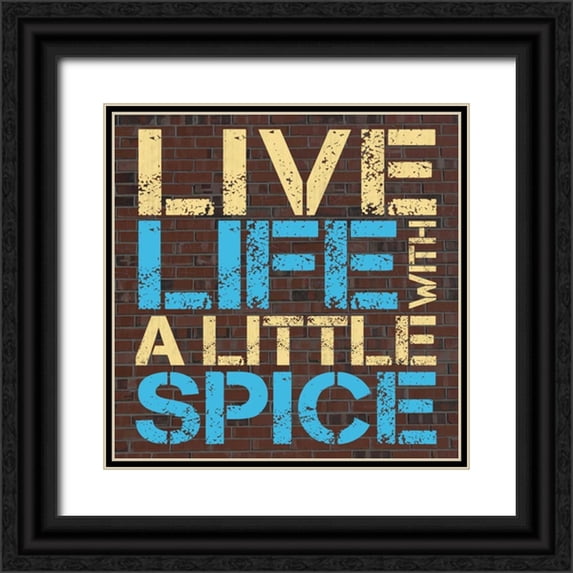 Gibbons, Lauren 26x26 Black Ornate Wood Framed with Double Matting Museum Art Print Titled - Spice