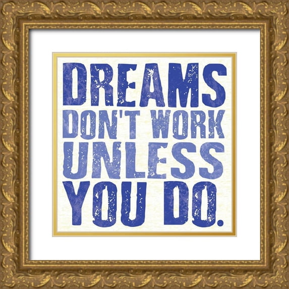 Gibbons, Lauren 26x26 Gold Ornate Wood Framed with Double Matting Museum Art Print Titled - Dreams