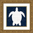 thumbnail image 1 of Gibbons, Lauren 26x26 Gold Ornate Wood Framed with Double Matting Museum Art Print Titled - Turtle 2, 1 of 4