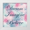 thumbnail image 1 of Gibbons, Lauren 26x26 White Modern Wood Framed Museum Art Print Titled - Dream Imagine, 1 of 4