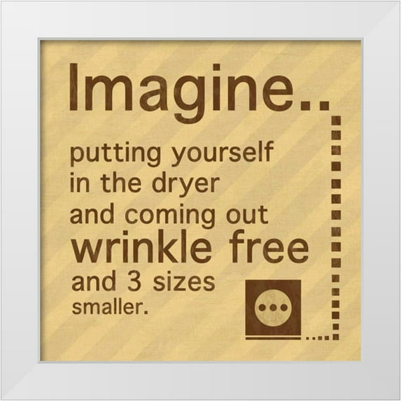 Gibbons, Lauren 26x26 White Modern Wood Framed Museum Art Print Titled - Imagine No Border