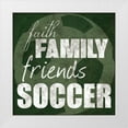 thumbnail image 1 of Gibbons, Lauren 26x26 White Modern Wood Framed Museum Art Print Titled - Soccer Friends, 1 of 4