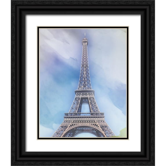 Gibbons, Lauren 26x32 Black Ornate Wood Framed with Double Matting Museum Art Print Titled - Paris 1