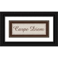 thumbnail image 1 of Gibbons, Lauren 32x15 Black Ornate Wood Framed with Double Matting Museum Art Print Titled - Carpe Diem, 1 of 4