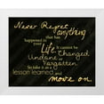 thumbnail image 1 of Gibbons, Lauren 32x26 White Modern Wood Framed Museum Art Print Titled - Never Regret, 1 of 4