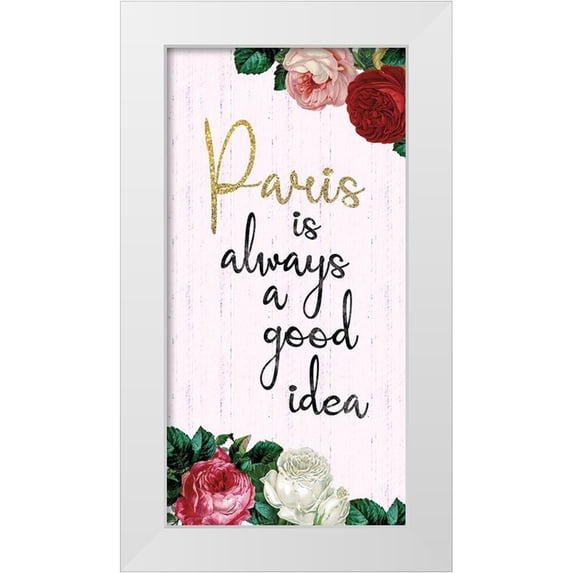 Gibbons, Lauren 9x14 White Modern Wood Framed Museum Art Print Titled - Paris Ideas 1