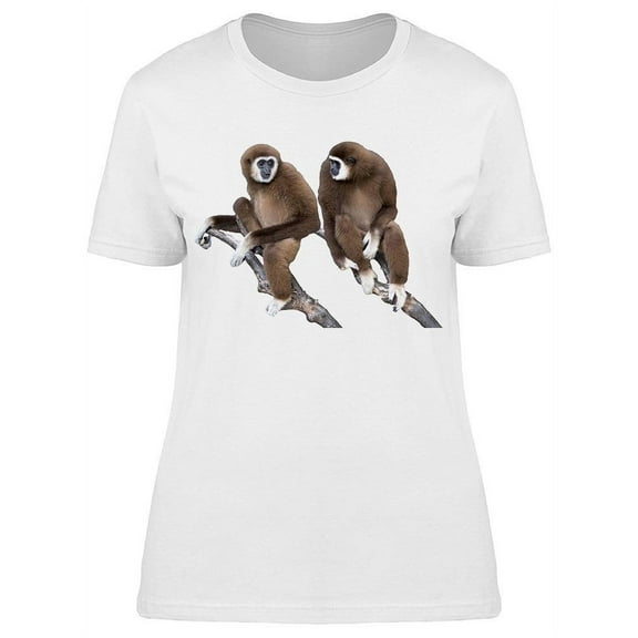 Gibbons On The Branchs T-Shirt Women -Image by Shutterstock, Female Small