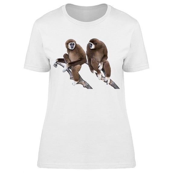 Gibbons On The Branchs T-Shirt Women -Image by Shutterstock, Female x-Large