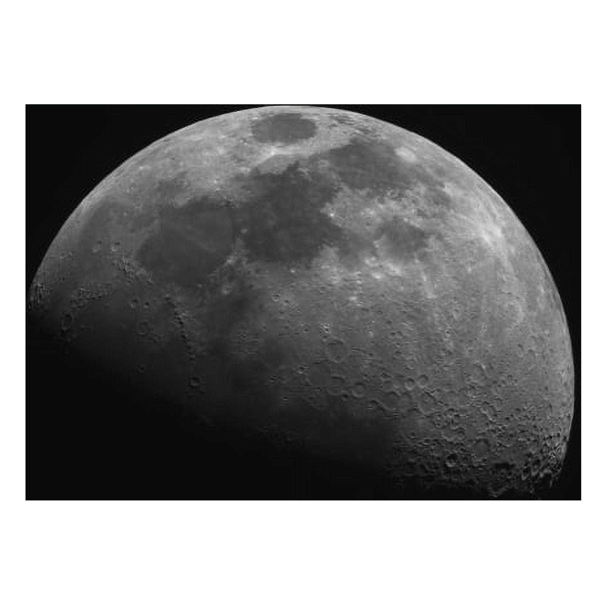Gibbous Moon Canvas Art - Phillip JonesStocktrek Images (28 x 28)
