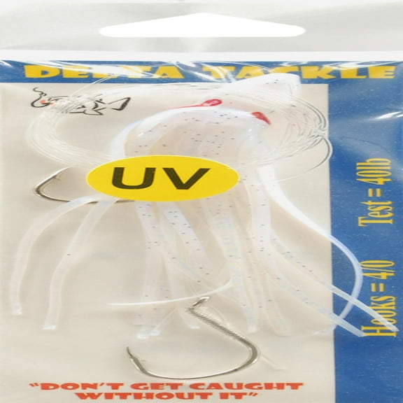 Gibbs Delta Rigged Squid Uv Pearl - 03154