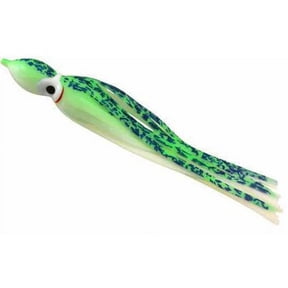 Gibbs Delta Tackle Single Drop with Spatter Squid, Green