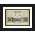 thumbnail image 1 of Gibbs, James 14x11 Black Ornate Wood Framed with Double Matting Museum Art Print Titled - Cambridge in Perspective, 1 of 4