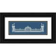 thumbnail image 1 of Gibbs, James 18x9 Black Ornate Wood Framed with Double Matting Museum Art Print Titled - Custom Graphic Palace Gate II, 1 of 4