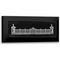 thumbnail image 1 of Gibbs, James 24x11 Black Modern Framed Museum Art Print Titled - Graphic Palace Gate I, 1 of 5