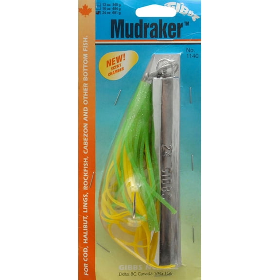 Gibbs Mudraker #1.5, Green Chartreuse