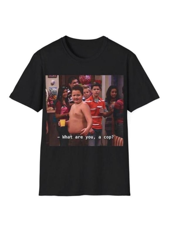 Gibby What are you a cop Unisex T-Shirt, Gibby Adult Casual T-Shirt Menswear Top Underwear Tshirt Streetwear Tropical