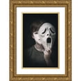 thumbnail image 1 of Gibney, Paul 13x18 Gold Ornate Wood Framed with Double Matting Museum Art Print Titled - Behind The Mask, 1 of 4