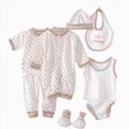 thumbnail image 1 of Gibobby 0-3 Months Newborn Infant Fall Winter Romper Set 7Pcs Boy Girl Clothes Unisex Infant Clothes Set Newborn Outfits Set Infant Winter Clothes Set,Multicolor, 1 of 4