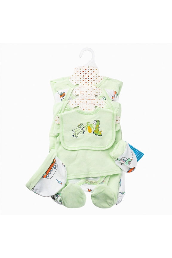 8Pcs Infant Newborn 6-9 Months Unisex Fall Winter Clothes Sets Jumpsuit+Romper+Tops+Hat+Pants+Bib+Sock Shoses Outfits Set Casual Daily Wear Newborn Gift Layette Outfit Set,Orange