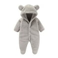 thumbnail image 1 of Gibobby Baby Boys Rompers Autumn Long Sleeve One-Piece Romper Jumpsuit Sleep and Play,Grey,6-9 M, 1 of 6