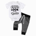 thumbnail image 1 of Gibobby Baby Clothes Unisex Baby Boy 3 6 9 12 18 Months Newborn Onesies Long Sleeve Round Neck Button Infant Romper Cute Warm Soft Romper(3-6 Months,White), 1 of 9