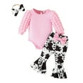 thumbnail image 1 of Gibobby Baby Girl Clothes Outfits Cute Flower Romper Daisy Pant Fall Winter Newborn Outfit Sets Baby Girl Winter Clothes(Pink,6-9 Months), 1 of 7