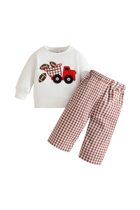 Baby Girl Clothes Toddler Fall Winter Outfit Long Sleeve Floral Sweatsuit Top and Sweatpants Infant Clothing Set(Red,3-6 Months)