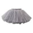 thumbnail image 1 of Gibobby Baby Girls Soft Fluffy Tutu Skirt Tulle Dress Skirt Layers Soft for Newborn,Toddler(Grey,6-7 Years), 1 of 3