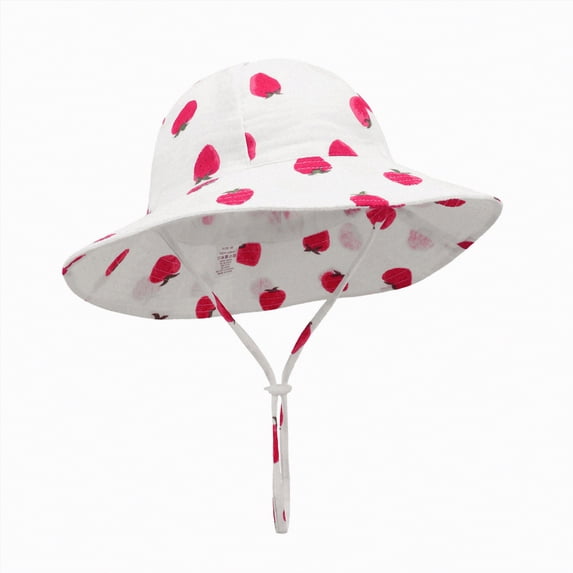 Gibobby Baby Sun Hat UPF 50+ Sun Protective Toddler Bucket Hat Cartoon Print Wide Brim Summer Outdoor Play Beach Hat for Boys Girls 12-18 Months 1T 2T 3T 4T 5T 6T(S,T)