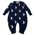 thumbnail image 1 of Gibobby Baby baby-girls Infant Bunting Jumpsuit, 100% Organic Cotton One-piece Long Sleeve Outfit Coverall(Brown,2-3 Years), 1 of 8