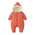 thumbnail image 1 of Gibobby Baby baby-girls Infant Bunting Jumpsuit, 100% Organic Cotton One-piece Long Sleeve Outfit Coverall(Red,3-6 Months), 1 of 4