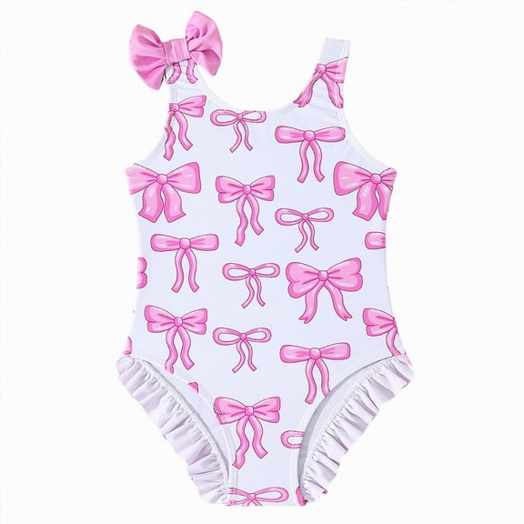 Gibobby Big Girls Swimsuits One-Piece Cut Out Summer Tie Dye Beach Sport Bathing Suit Swimwear for Kids Size 9-10T(4-5 Years,Pink)