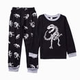thumbnail image 1 of Gibobby Boy Clothes Boys Clothes 0-24Months 2t 3t 4t 5t Toddler Boy Clothes Long Sleeve Sweatshirts Tops and Pants 2Pcs Boys Fall Winter Outfits Set(5-6 Years,Black), 1 of 4