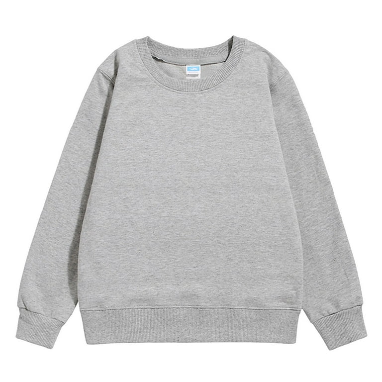 Gibobby Boy Girl Solid Cotton Pullover Hoodie with