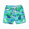 thumbnail image 1 of Gibobby Boy/Toddler Boy Swim Trunks Cartoon Engineering Vehicle Excavator Beach Board Shorts Drawstring Swimsuit 3T(2-3 Years,Green), 1 of 4