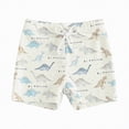 thumbnail image 1 of Gibobby Boy/Toddler Boy Swim Trunks with Liner Funny Printed Swim Shorts for KidsBoys Swim Trunks Rubble UPF50+ Quick Dry Boys Swim Shorts(18-24 Months,White), 1 of 4