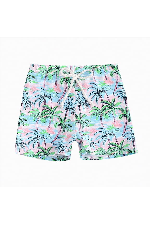 Boy/Toddler Boy Swim Trunks with Liner Funny Printed Swim Shorts for KidsBoys Swim Trunks Rubble UPF50+ Quick Dry Boys Swim Shorts(2-3 Years,Green)