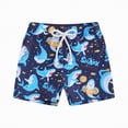 thumbnail image 1 of Gibobby Boy/Toddler Boy Swimming Trunck Toddler/Baby Boys Swim Trunks Swimsuit Swimwear Bathing Suits Beachwear Adjustable Waist Swimming Shorts Size for(18-24 Months,Blue), 1 of 4