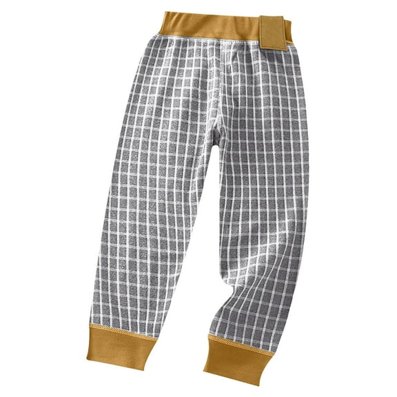 Gibobby Boys Girls Joggers Cargo Pants with Zipper Pockets Elastic Waist School Casual Trousers(Grey,5-6 Years)