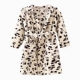 thumbnail image 1 of Gibobby Boys Girls Kids Soft Flannel Bathrobe,Thickened Warm Hooded Sleep Robe with Waist Tie,Plush Cozy Loungewear for Fall Winter for 2T 3T 4T 5T 6T 7T Toddler Pajamas,WH2,Size 6-7T, 1 of 4