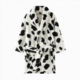 thumbnail image 1 of Gibobby Boys Girls Soft Coral Fleece Bathrobe,Warm Hooded Sleep Robe with Waist Belt,Cute Cartoon Design,for Toddlers Children 2-11Y,Daily Lounge Wear Kids Pajamas,Black,Size 10-11T, 1 of 4