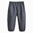 thumbnail image 1 of Gibobby Boys Pants Little Boys Pants Cargo Joggers Pants 2T 3T 4T 5T 6T 7T Toddler Quick Dry Lightweight Hiking Pants Kids Toddler Pull On Pants(18-24 Months,Dark Gray), 1 of 4
