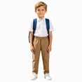 thumbnail image 1 of Gibobby Boys Pants Little Boys Pants Cargo Joggers Pants 2T 3T 4T 5T 6T 7T Toddler Quick Dry Lightweight Hiking Pants Kids Toddler Pull On Pants(4-5 Years,Khaki), 1 of 9