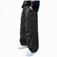 thumbnail image 1 of Gibobby Boys Pants Little Boys Sweatpants Kid Pants Athletic Elastic Waist Soft Lightweight Pants With Pocket Drawstring 2T 3T 4T 5T 6T Big Boys Pants(15-16 Years,Black), 1 of 6
